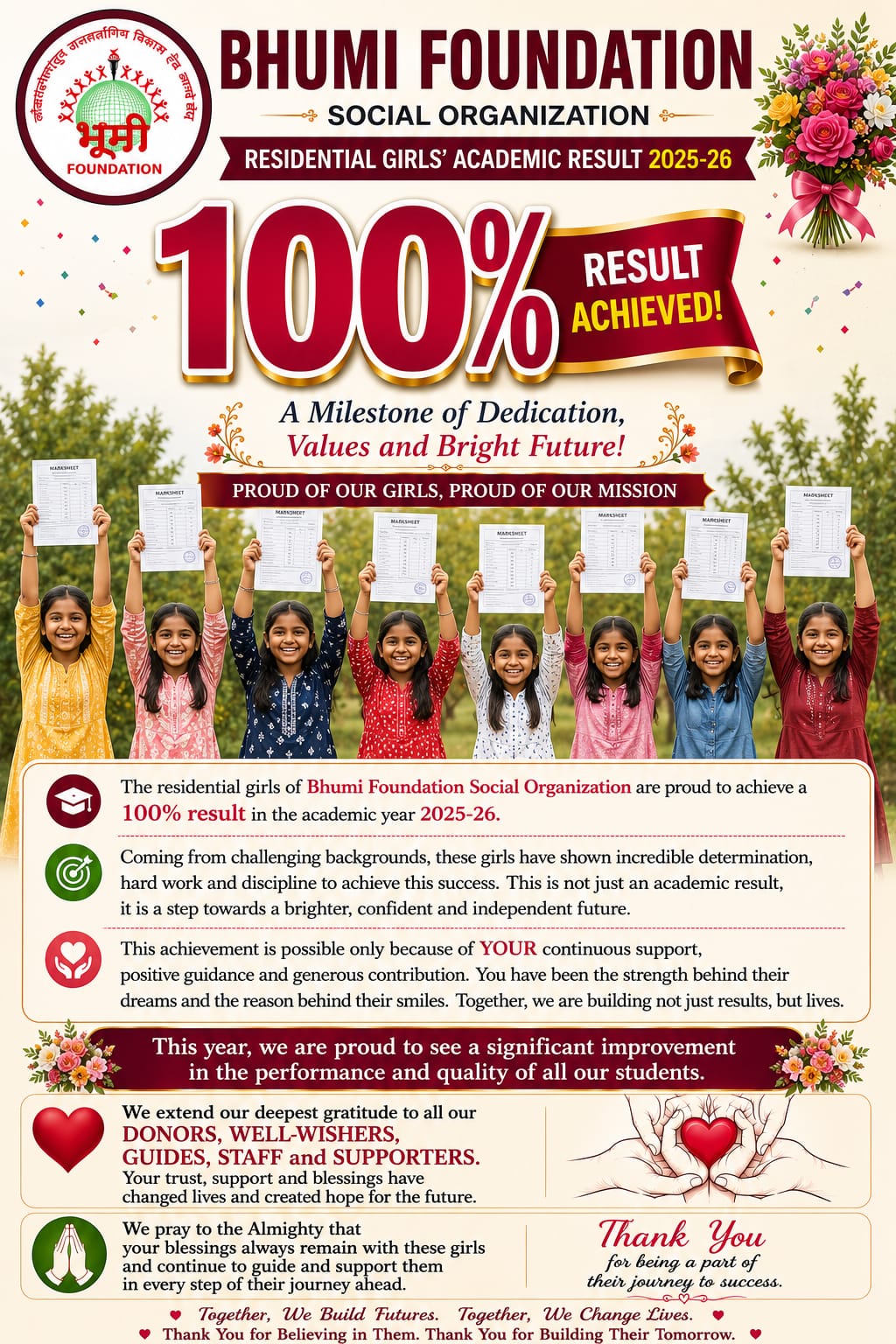 Residential Girls’ Academic Result 2025-26 Celebration